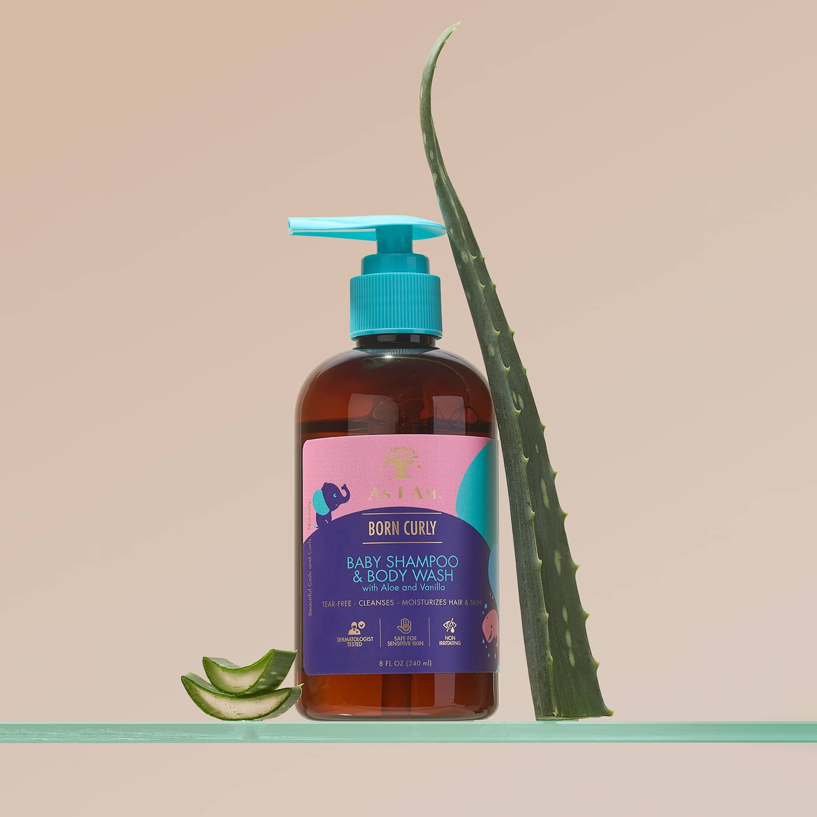 Shampooing et gel douche pour bébés Born Curly - Image 3