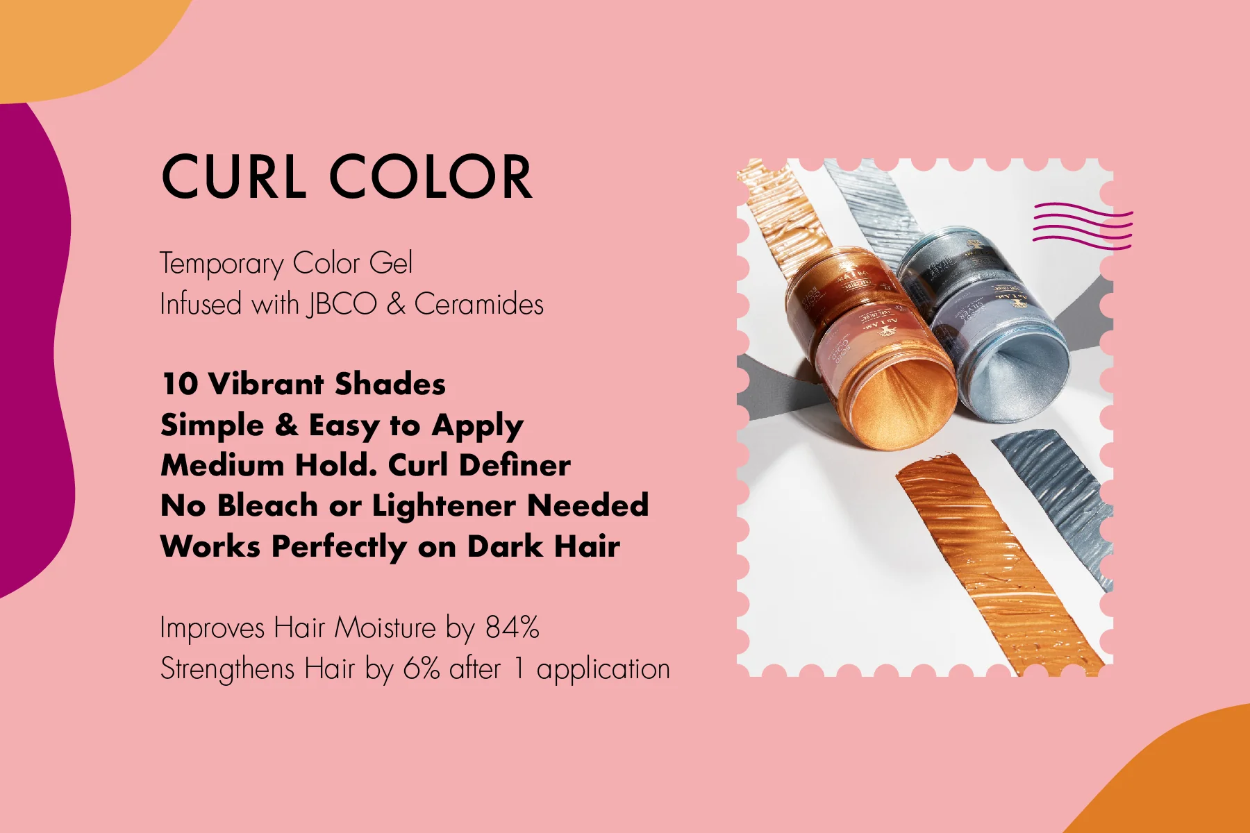 Carte postale sur la couleur des boucles - Image 2