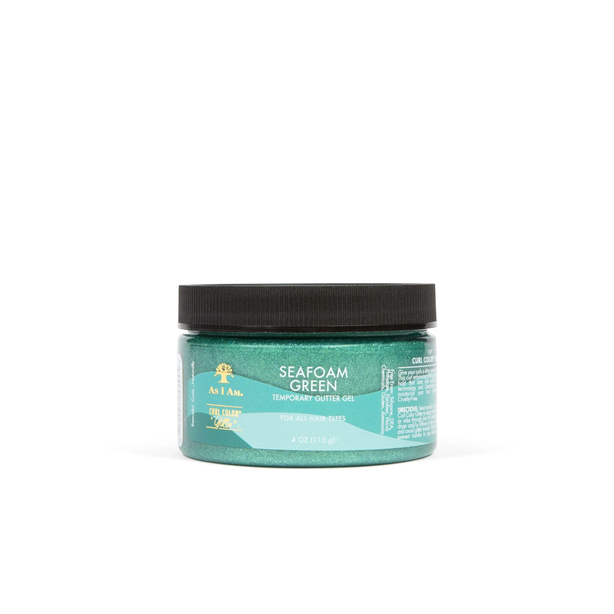 Curl Color Glitter Seafoam Green - Image 2