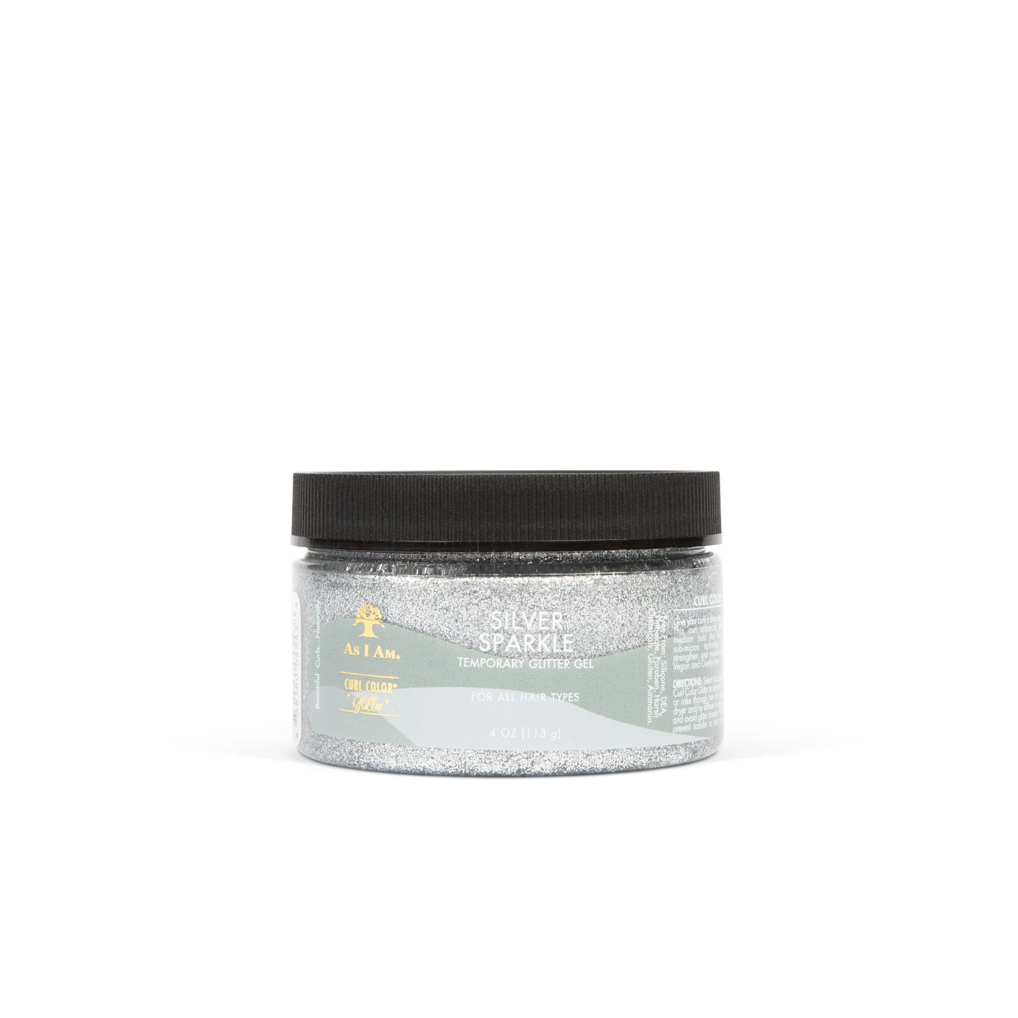 Curl Color Glitter Silver Sparkle - Image 3