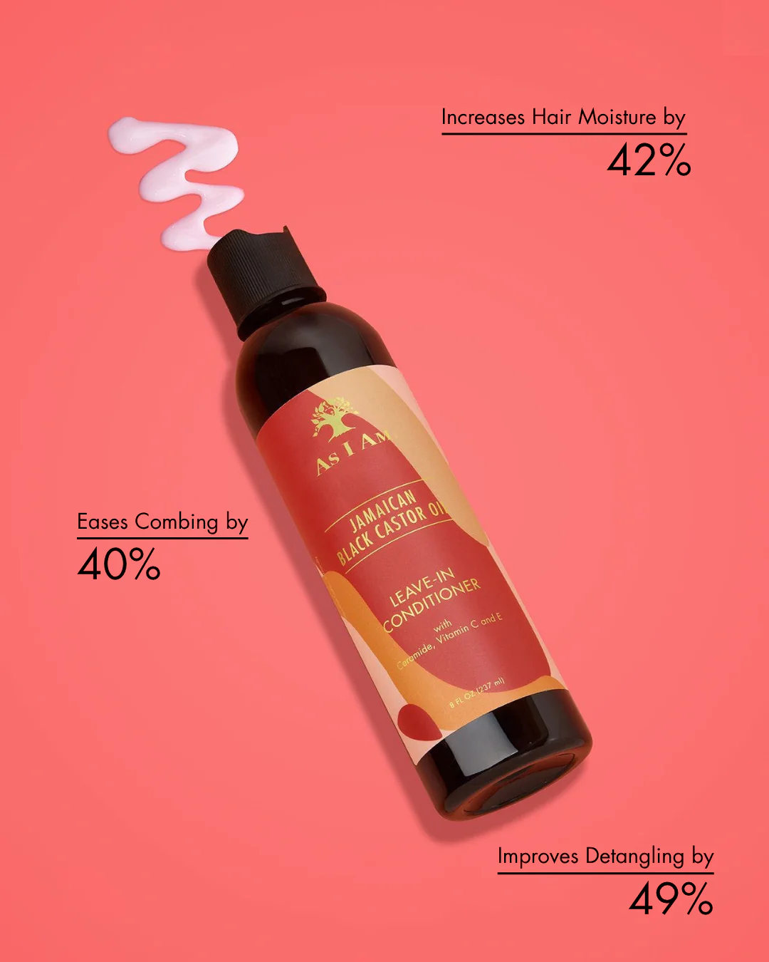 Après-shampooing sans rinçage à l'huile de ricin noir de Jamaïque - Image 2