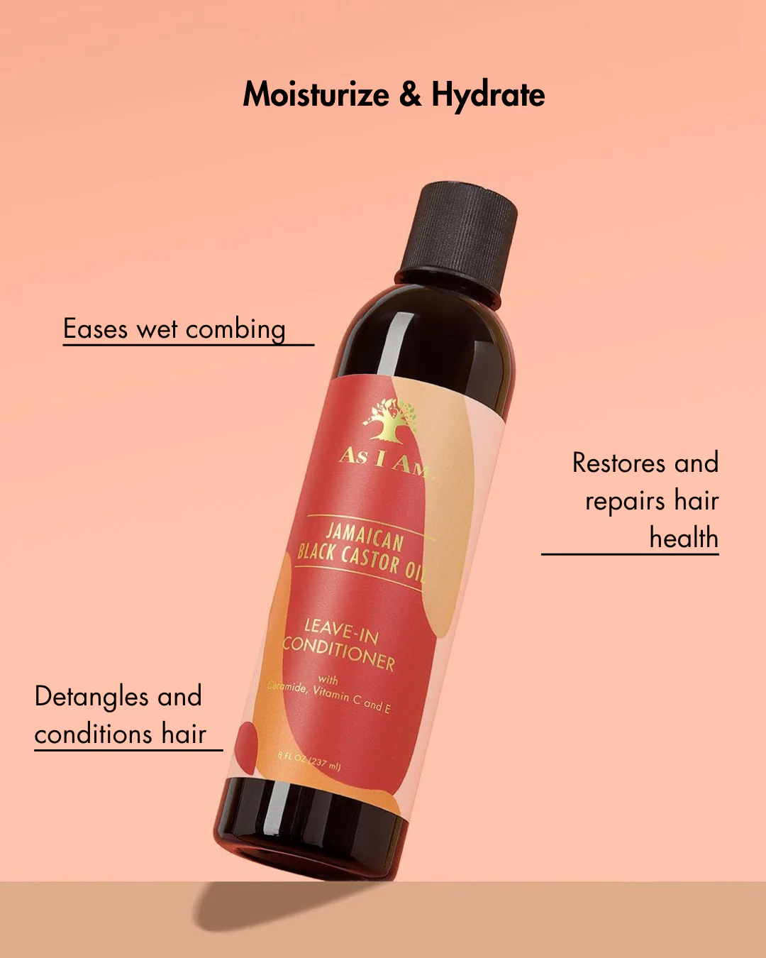 Après-shampooing sans rinçage à l'huile de ricin noir de Jamaïque - Image 4