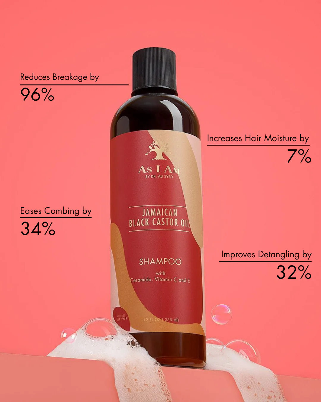 Shampooing à l'huile de ricin noir de Jamaïque - Image 2