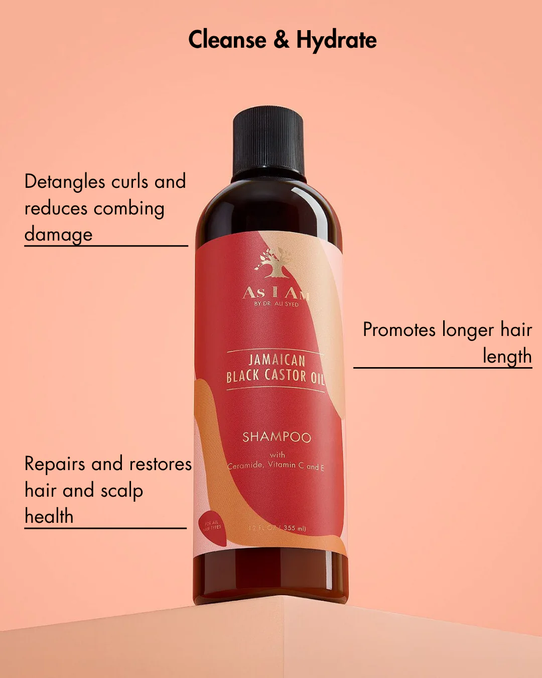 Shampooing à l'huile de ricin noir de Jamaïque - Image 4