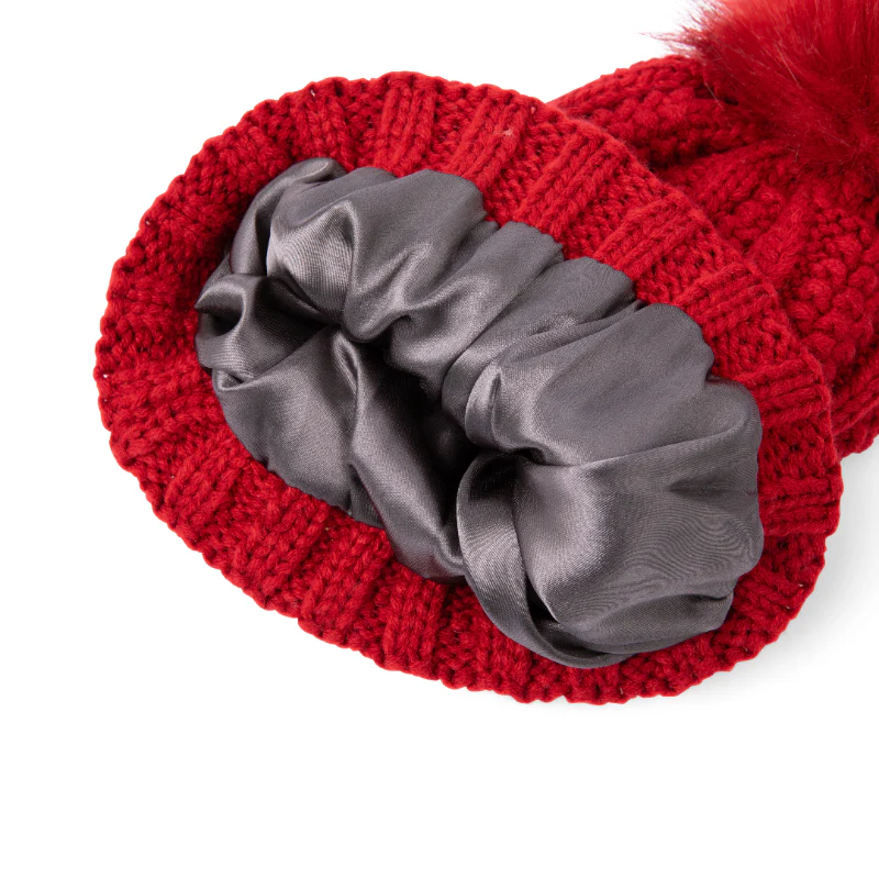 Bonnet doublé satin Ski Club - Image 2
