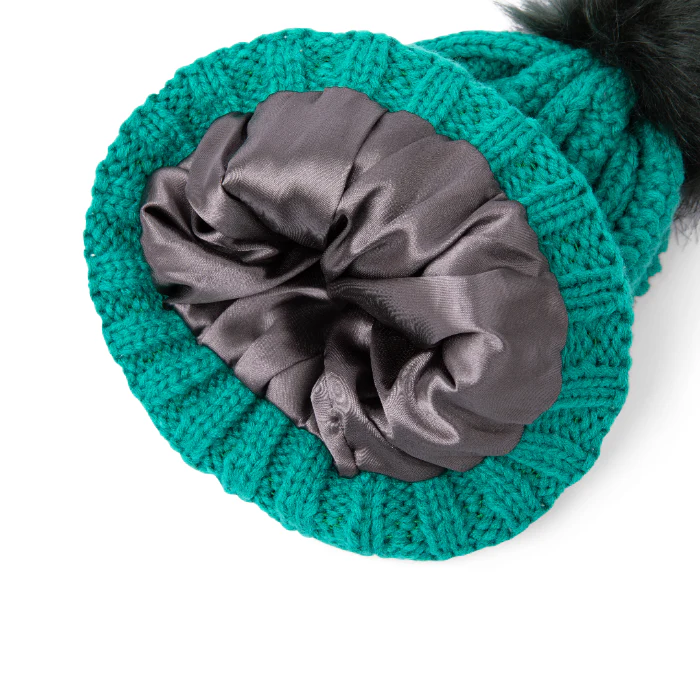 Bonnet doublé satin Ski Club - Image 5